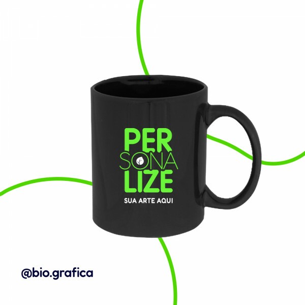 caneca preta 300 ml