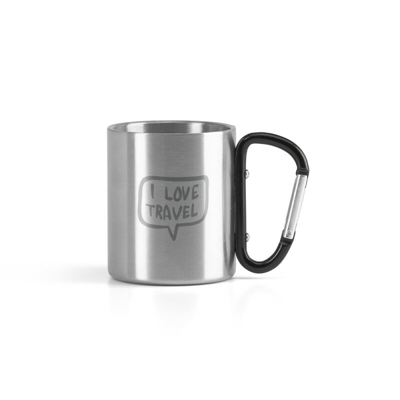 caneca com alça mosquetão 230ml