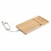 organizador de mesa em bambu