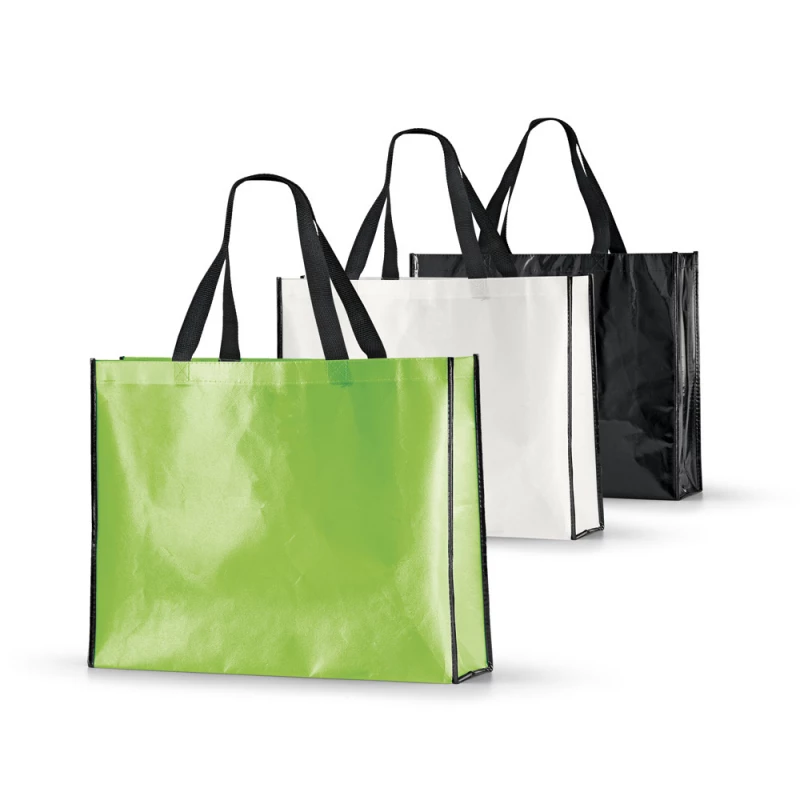sacola de compras em tnt 42x32x15cm