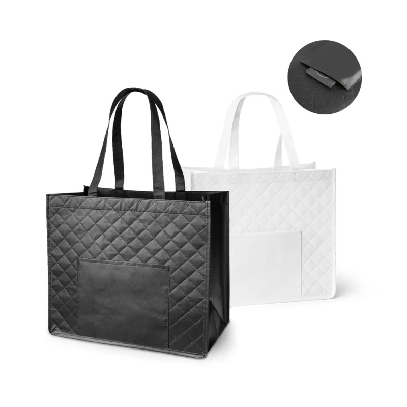 sacola de compras em tnt 38x33x20cm