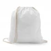 sacola tipo mochila em algodão tingido