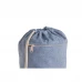 sacola tipo mochila em algodão reciclado
