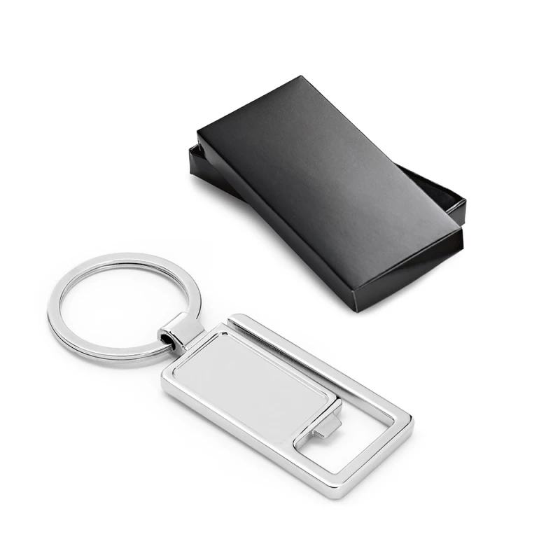 chaveiro metal com abridor de garrafa