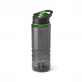 squeeze com tampa rosqueável e bico 650ml-vermelho