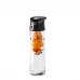 squeeze com infusor 740ml-azul royal-tampa preta
