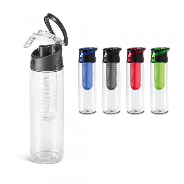 squeeze com infusor 740ml-azul royal-tampa preta