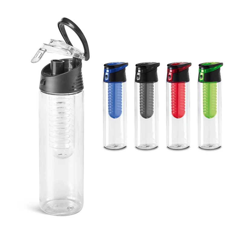 squeeze com infusor 740ml-azul royal-tampa preta