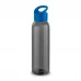 squeeze preto com tampa colorida 600ml-azul royal