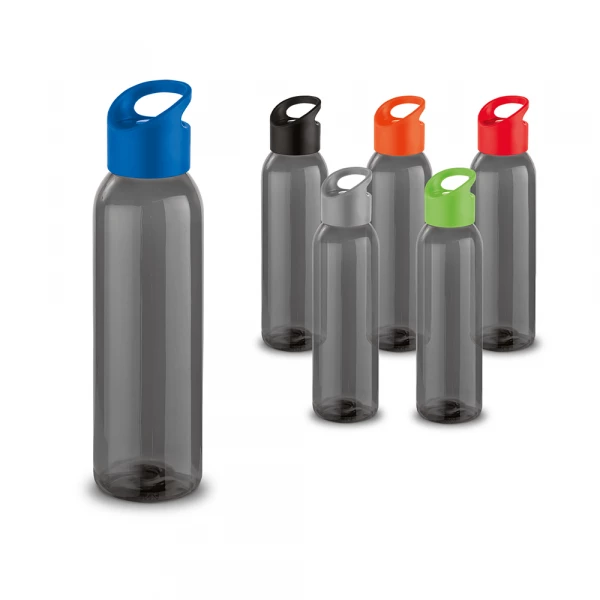 squeeze preto com tampa colorida 600ml-azul royal