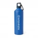 squeeze fosco com mosquetão 800ml-vermelho