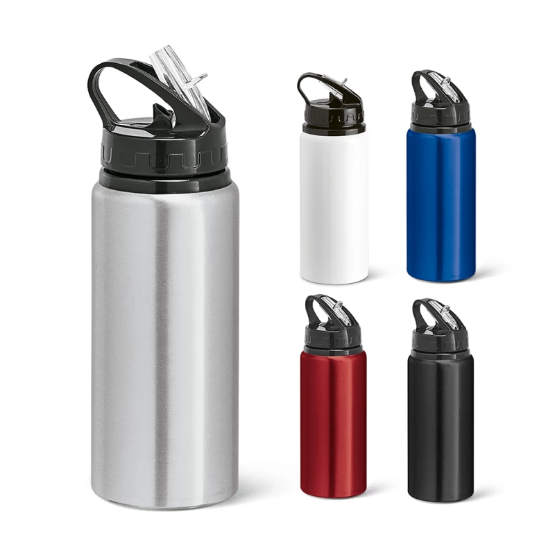 squeeze em alumínio com bico-vermelho-800ml