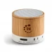 caixa de som bambu