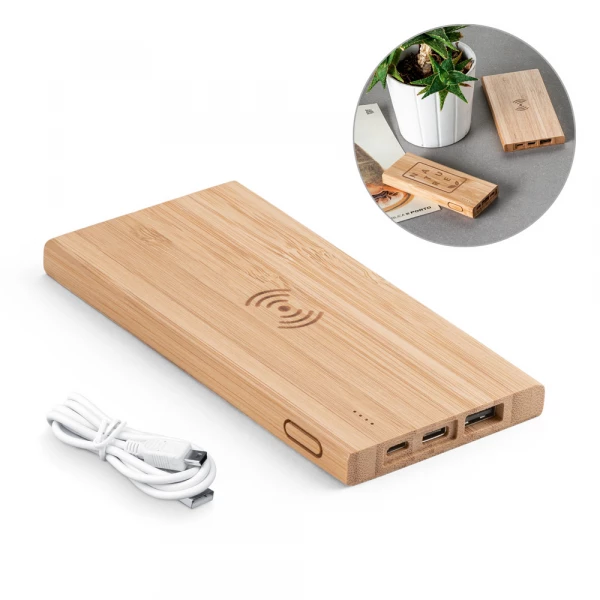 bateria portátil ecológica slim
