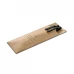 caneta e lapiseira em papel kraft