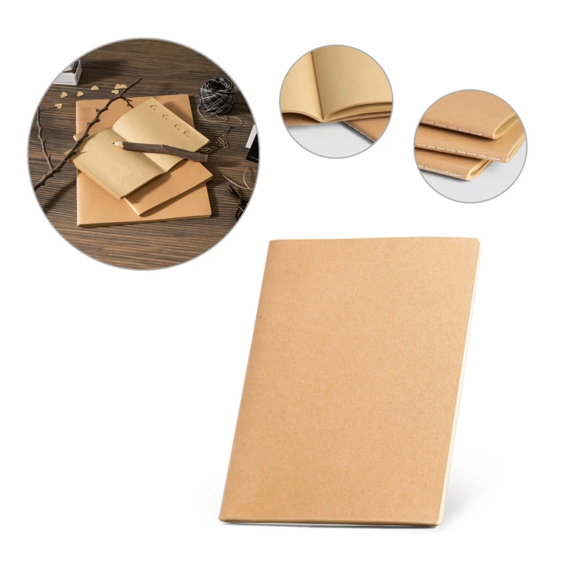 caderno com costura ecológico A4