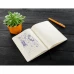 caderno com folhas pontilhadas 