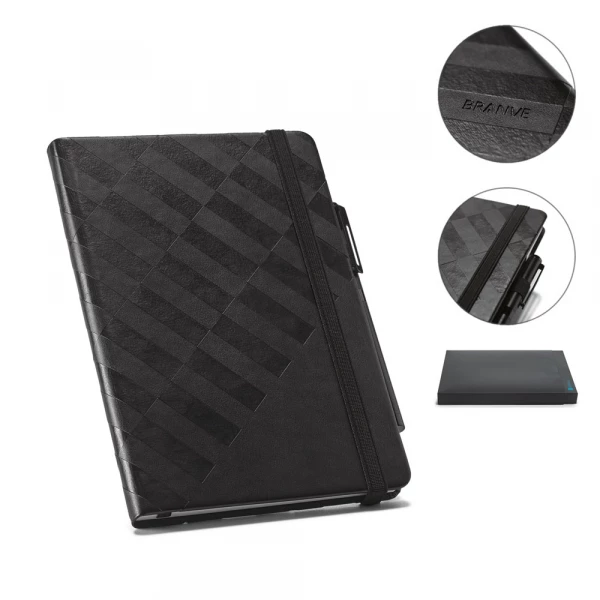 caderno a5 com capa texturizada branve®