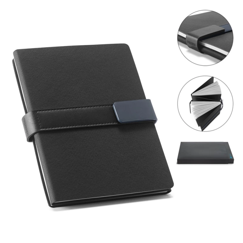 caderno a5 executivo com fecho imã branve®