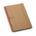 caderno b6 sustentável com suporte de caneta 