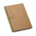 caderno b6 sustentável com suporte de caneta 