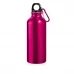 squeeze em alumínio com mosquetão brilhante-vermelho-550ml