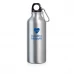 squeeze em alumínio com mosquetão brilhante-vermelho-550ml