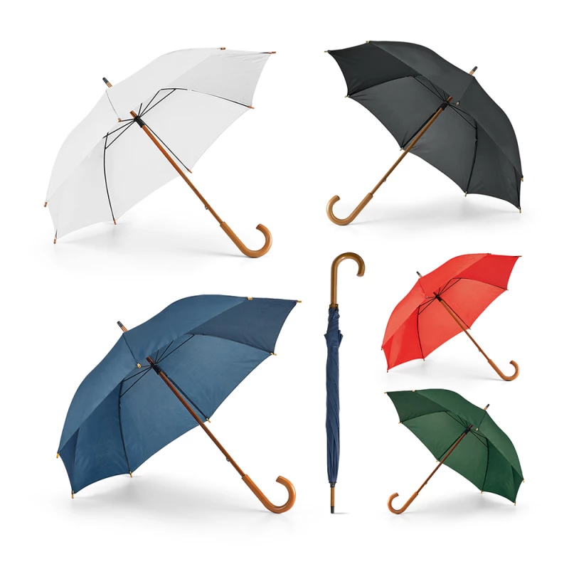 guarda-chuva pega em madeira