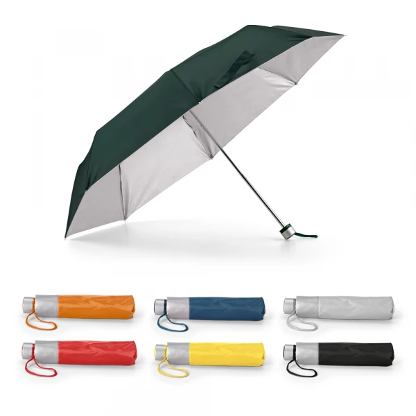guarda-chuva leve com o interior cinza