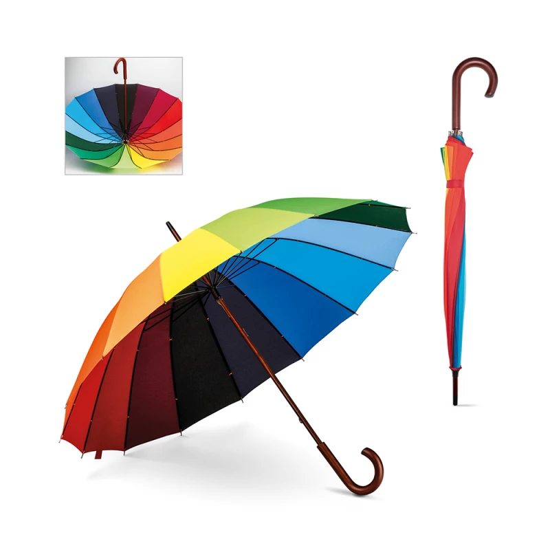 guarda-chuva arco-íris
