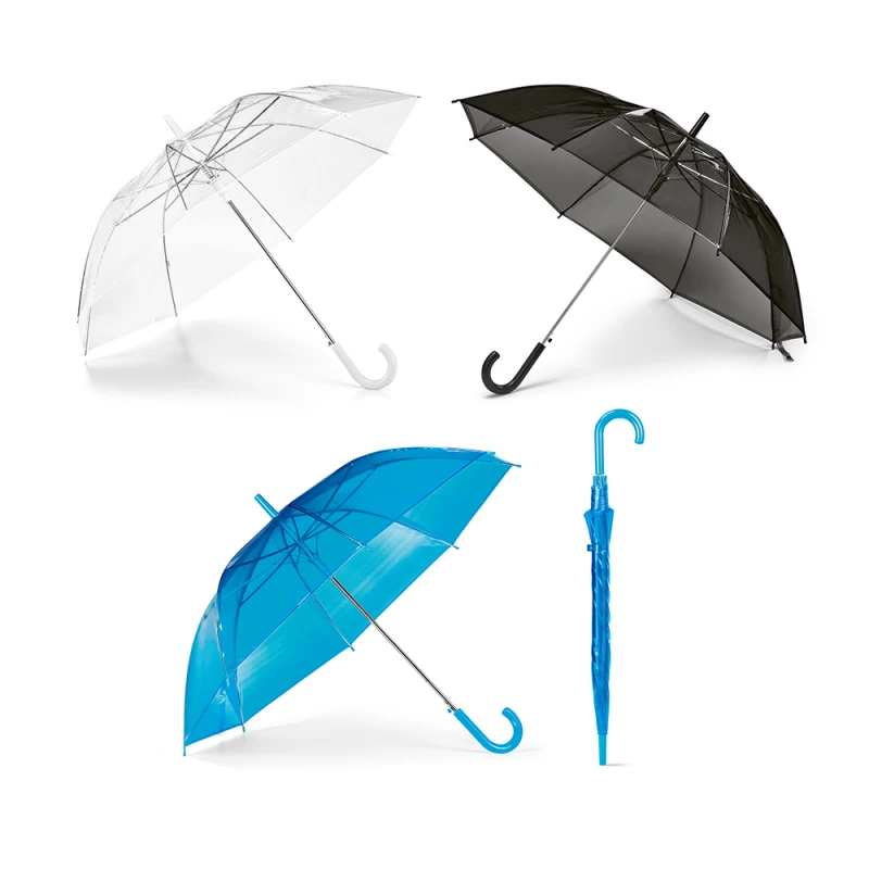 guarda-chuva transparente