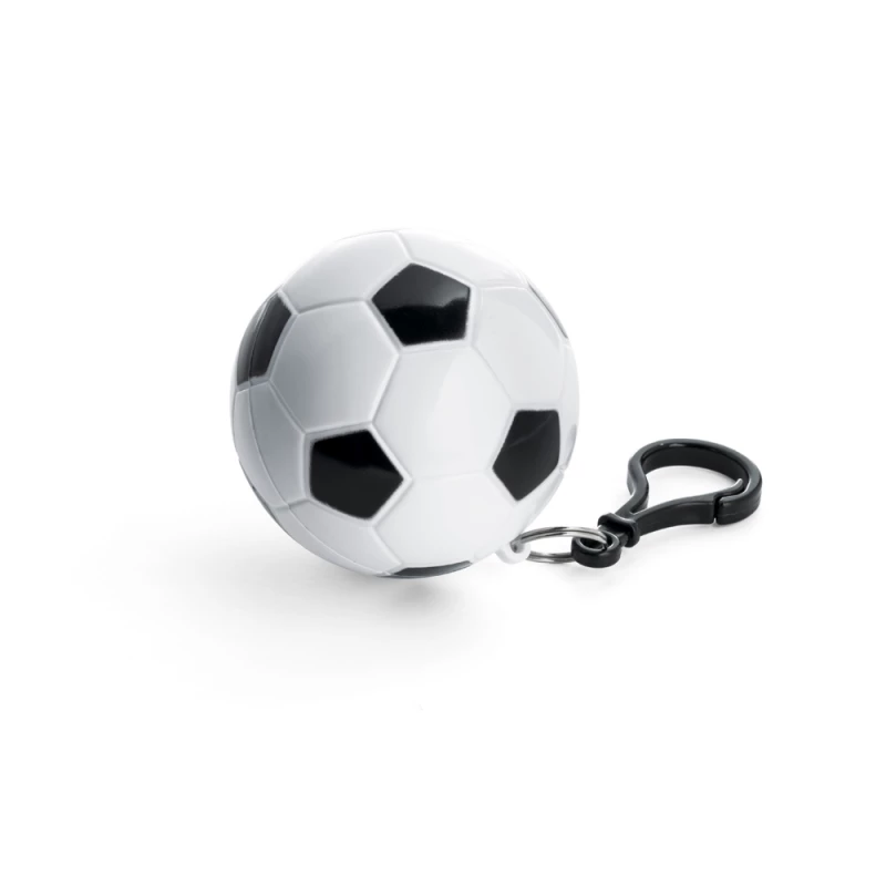 capa de chuva em embalagem futebol