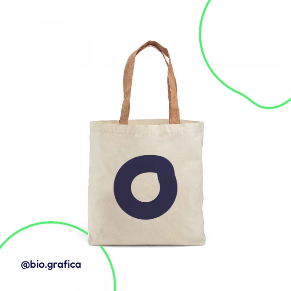 sacola ecobag com alça em cortiça