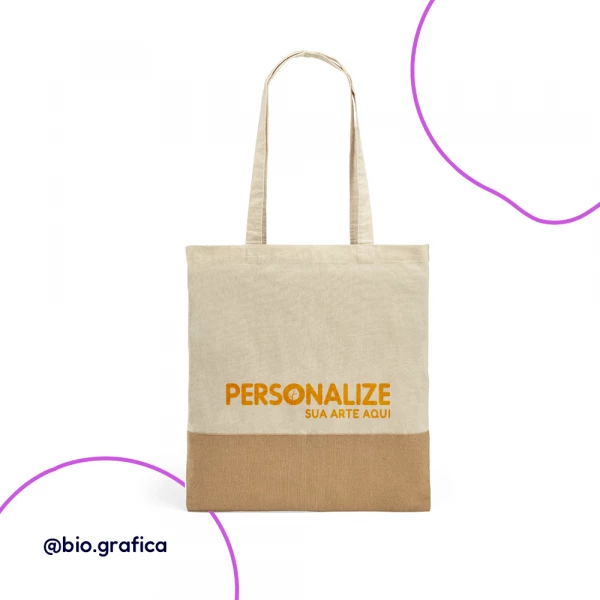 ecobag com juta 38x42cm