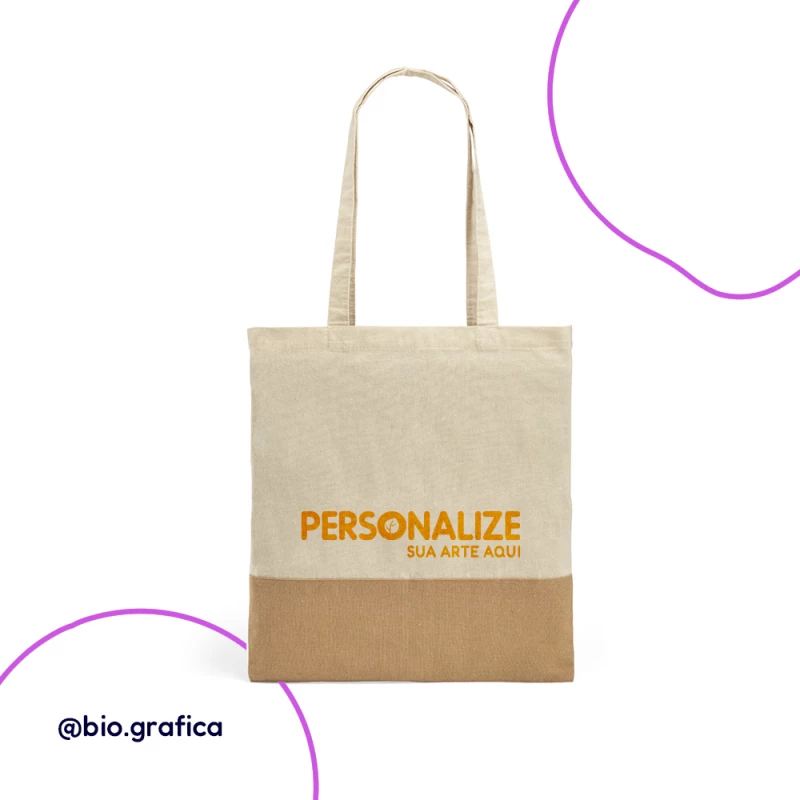 ecobag com juta 38x42cm