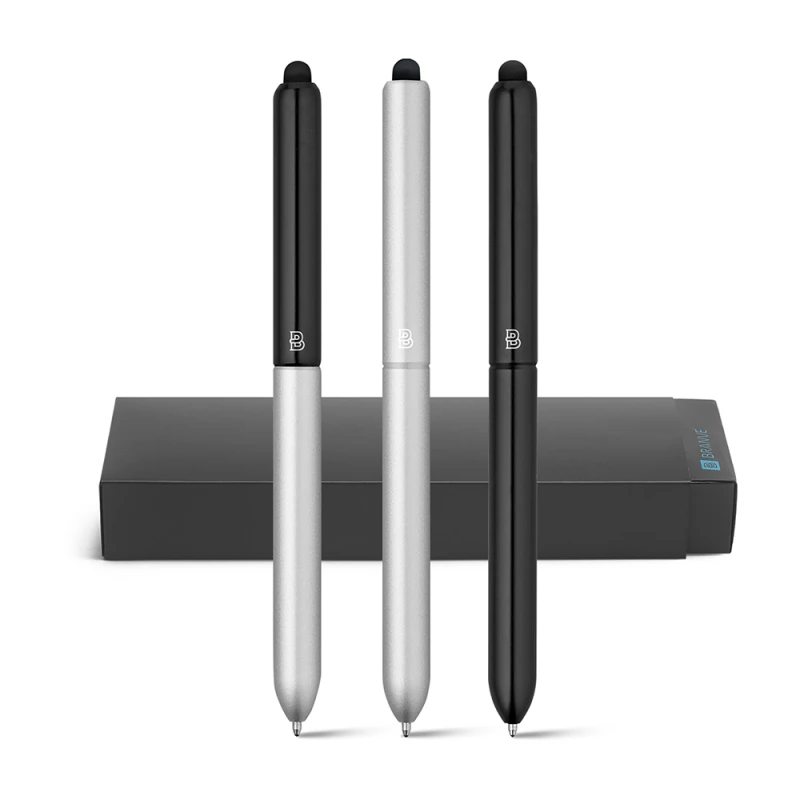 caneta premium em alumínio com ponteira touch