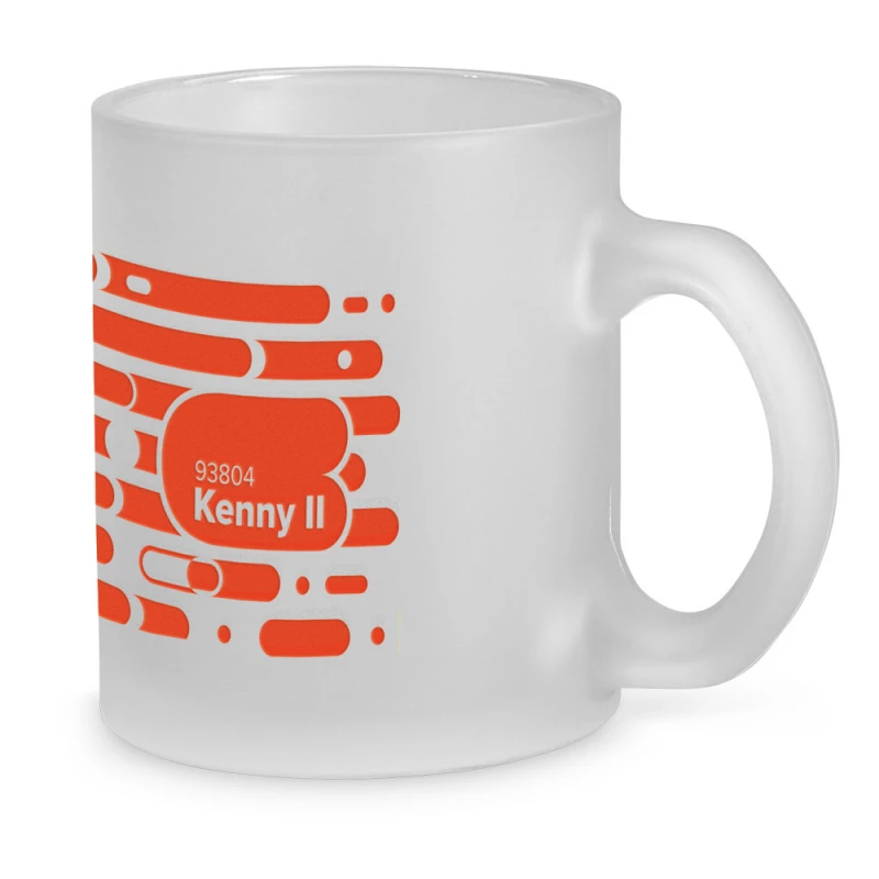 caneca em vidro fosco 340 ml