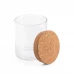 pote de vidro com tampa em cortiça 700ml